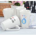 Haonai personlized ceramic coffee mug sublimation mug with customized logo,dishwasher and microwave safe